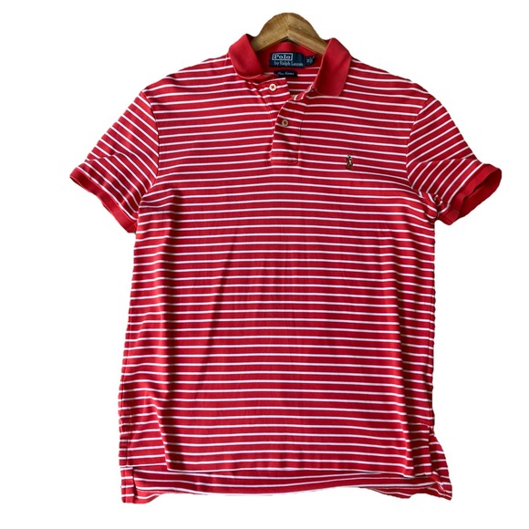 Ralph Lauren Other - Polo Ralph Lauren Flesh Pony Shirt Mens M Red Pima Interlock Short Sleeve Golf